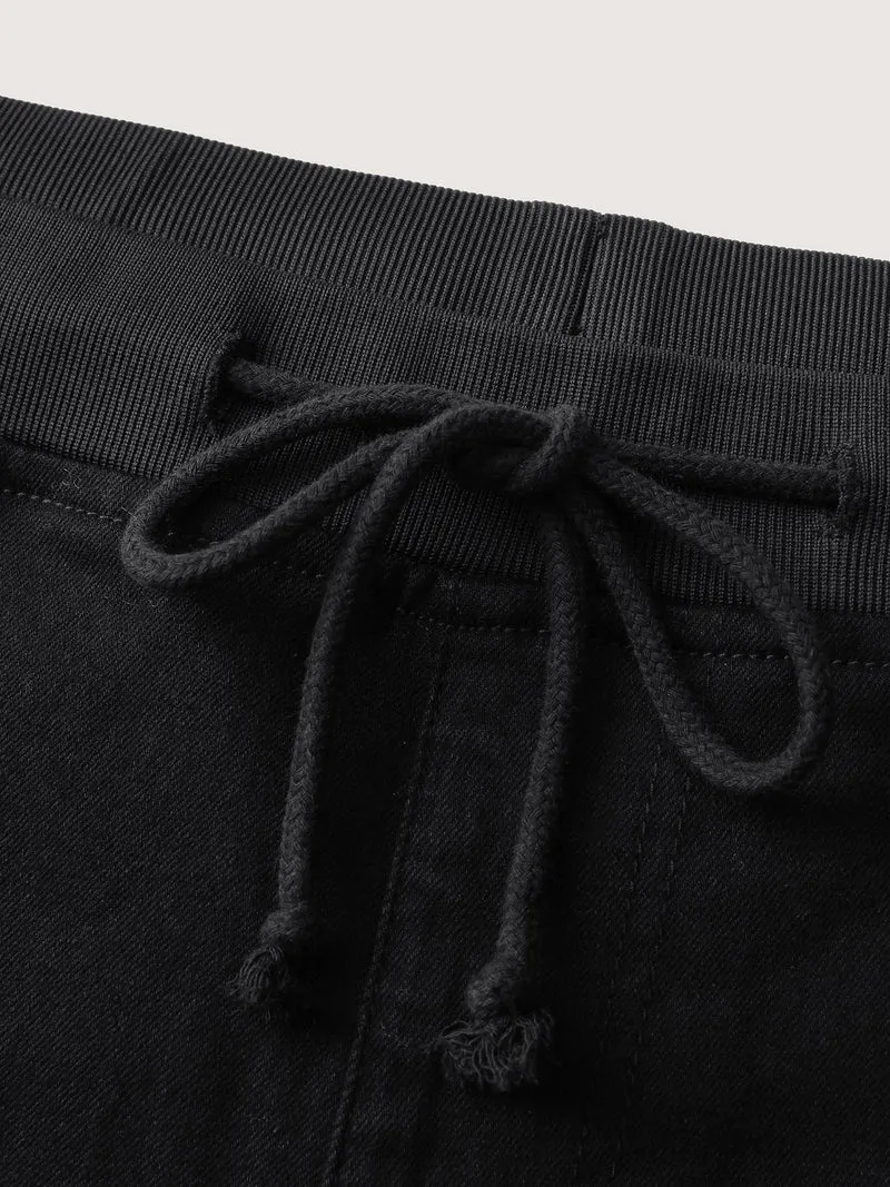 Stretchy Threaded Waist Skinny-Fit Jeans