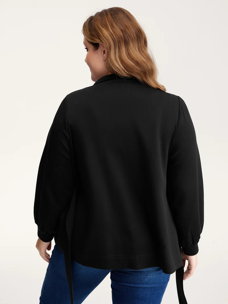 Supersoft Belted Button Adjustable Jacket