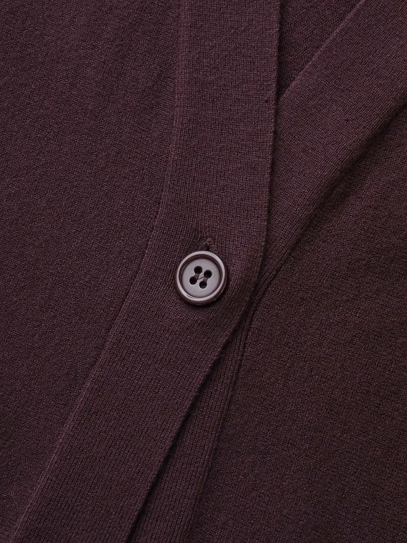 Supersoft Pumpkin Pockets Supersoft Curvy Hem Cardigan