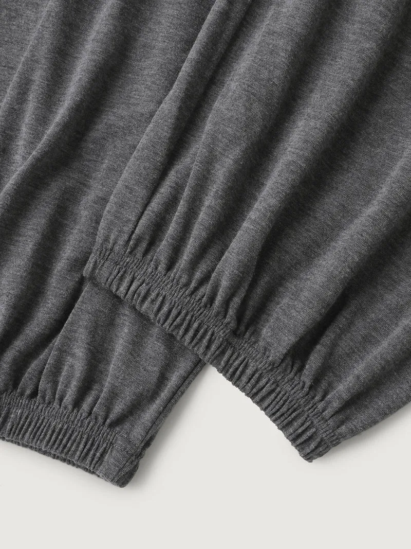Pumpkin Carved Comfy Knit Lounge Jumpsuit
