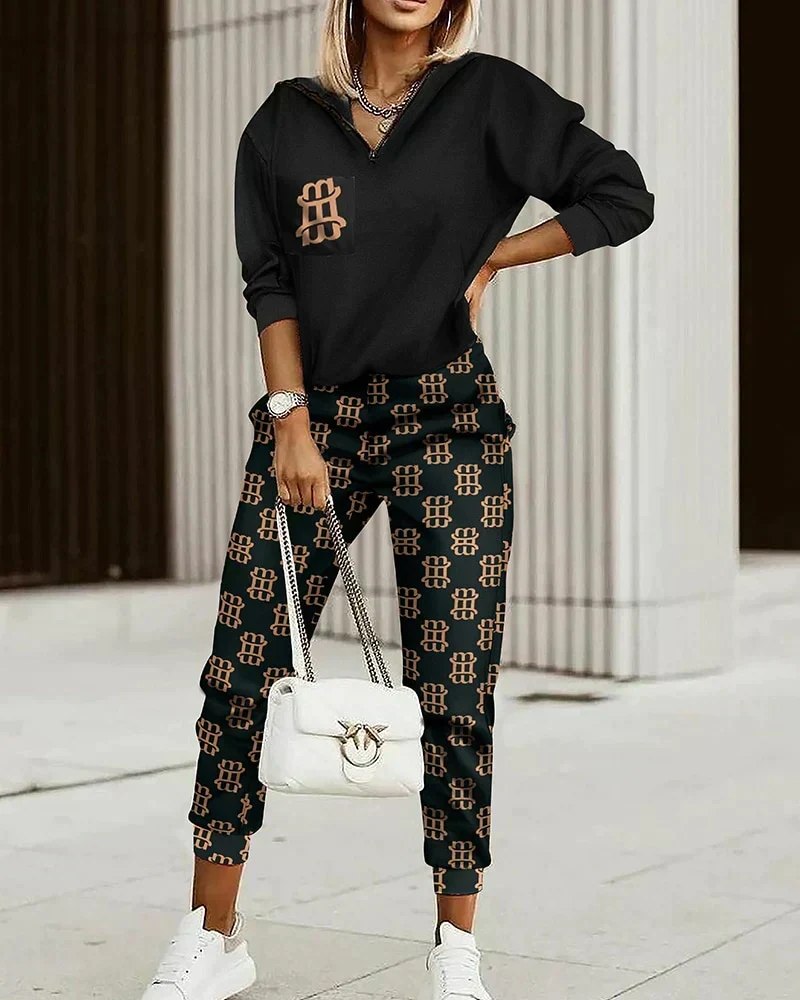 Paisley | Ensemble à capuche et jogging pour femmes