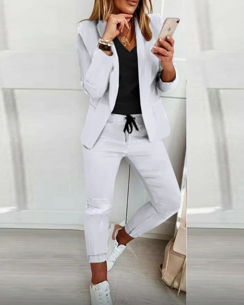 Ensemble deux pièces polyvalent pour femmes