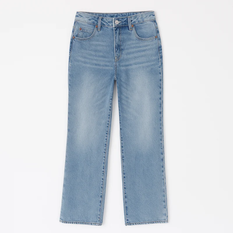 Jean baggy taille basse pour femme
