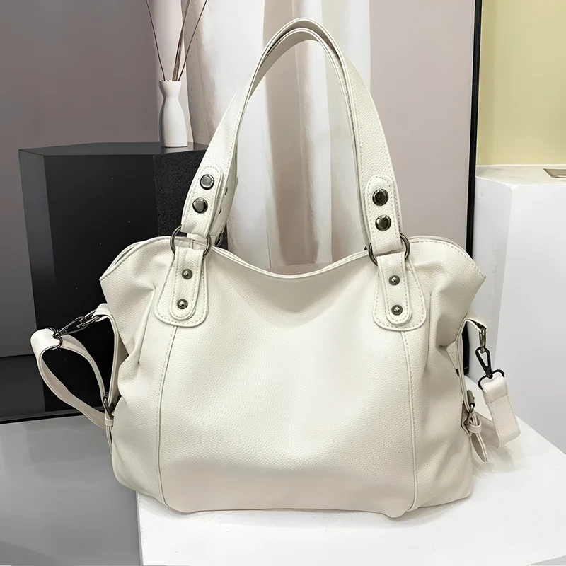 Erika - Grand sac à main en cuir pour femmes