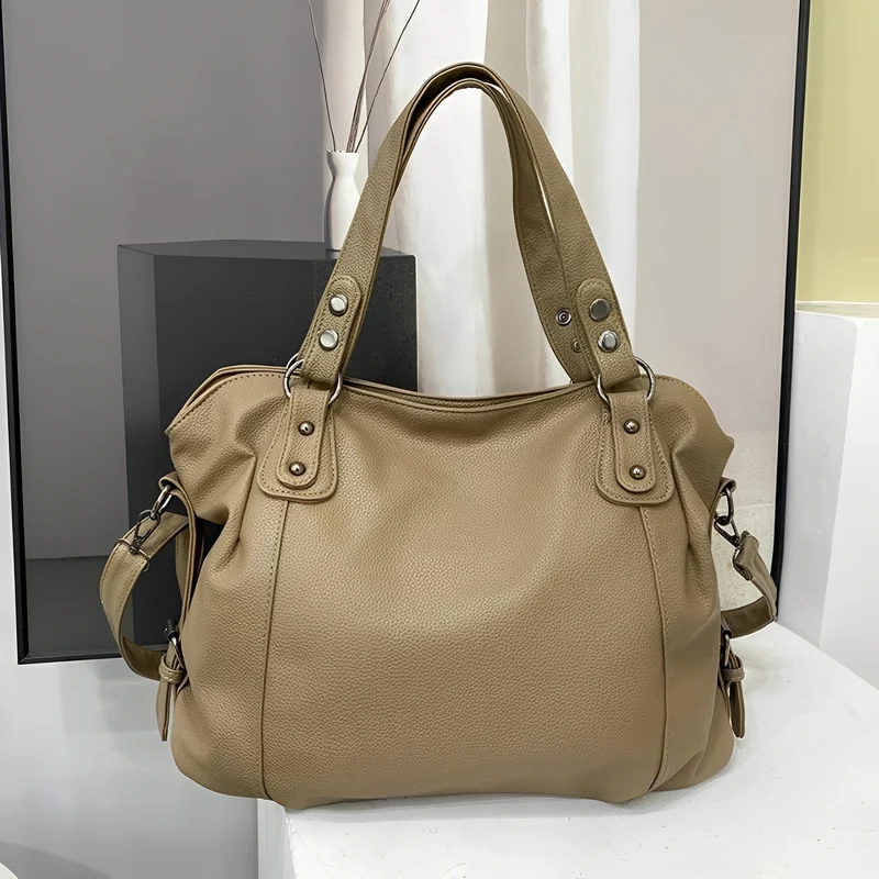 Erika - Grand sac à main en cuir pour femmes