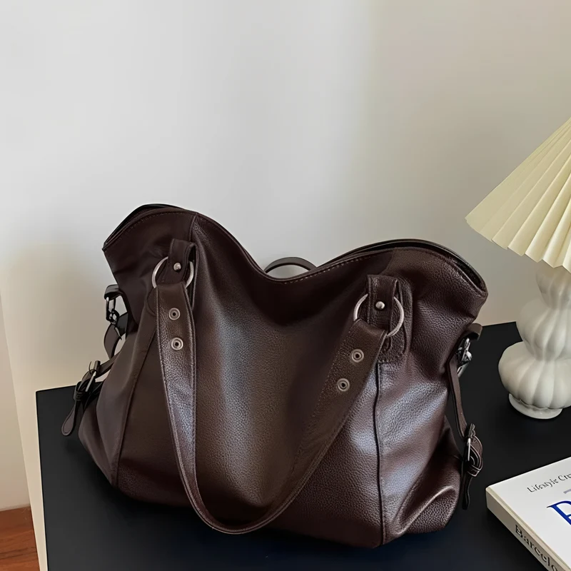 Erika - Grand sac à main en cuir pour femmes