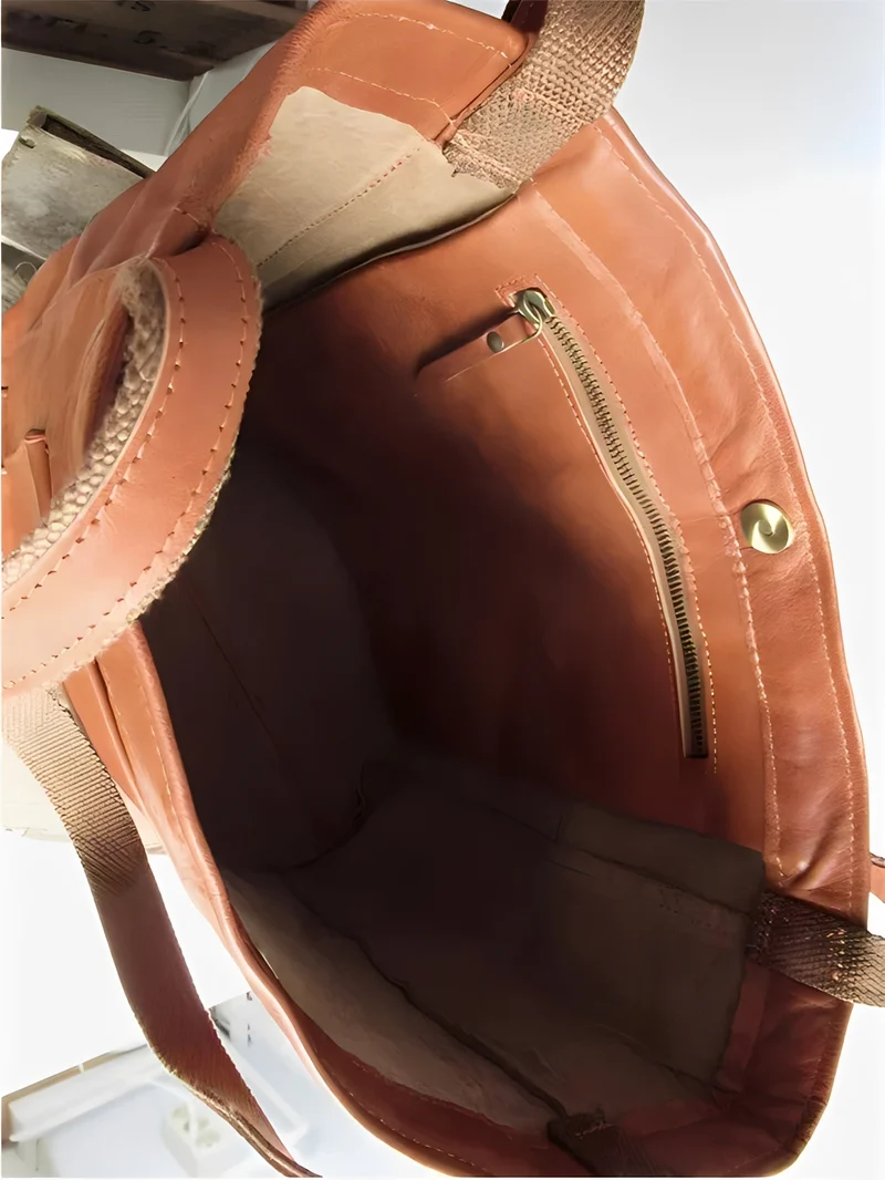 Toni – Sac en Cuir Élégant à Doublure Suédée