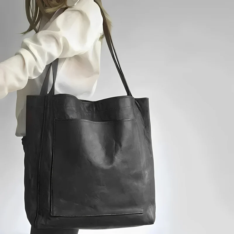 Toni – Sac en Cuir Élégant à Doublure Suédée