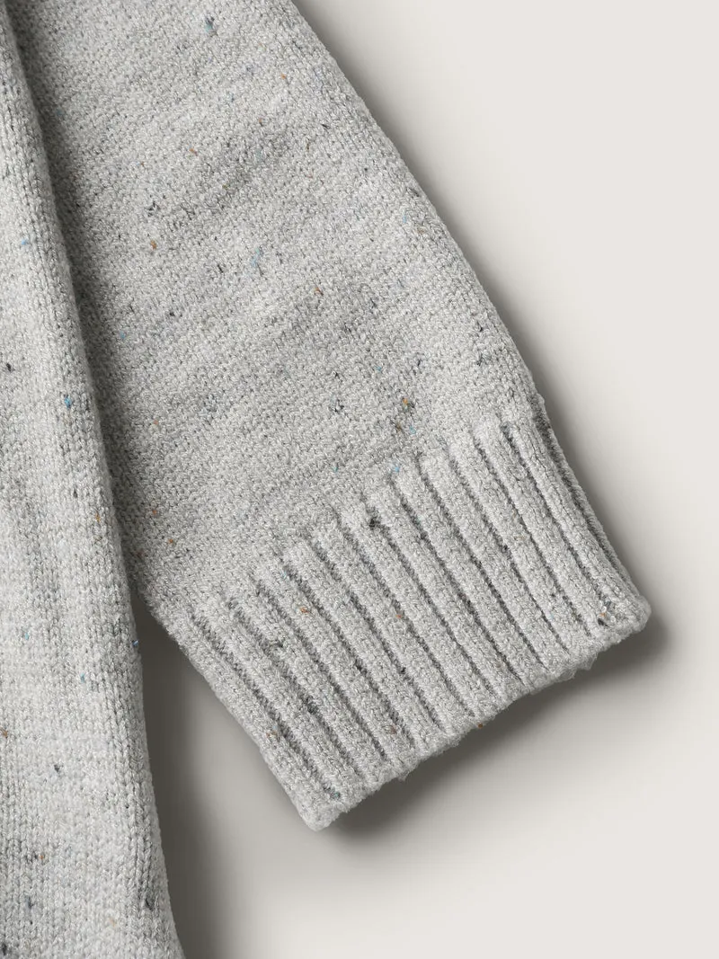 Heather Pocket Curvy Hem Pullover