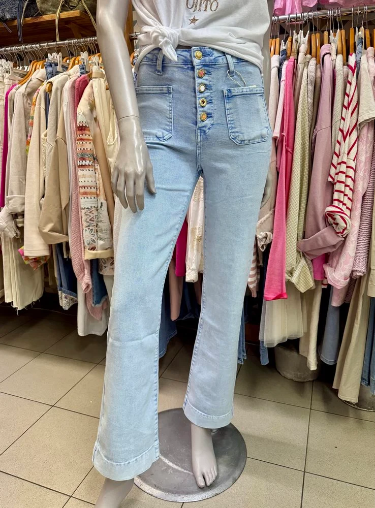 Jean Gary délavé bleu ciel