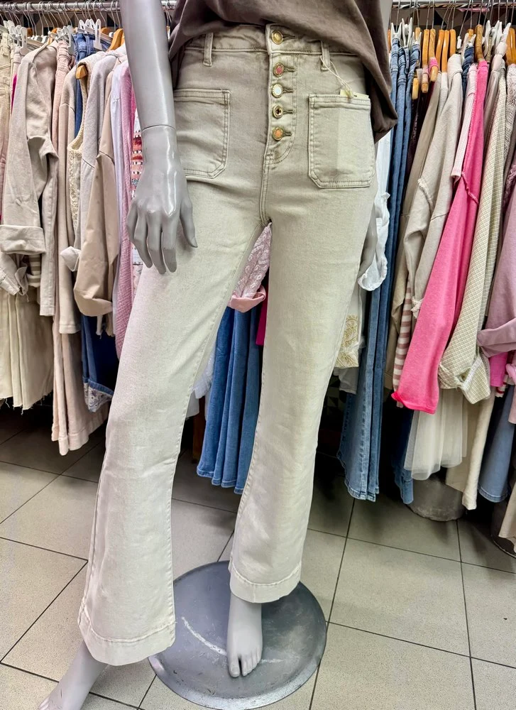 Jean Gary délavé beige