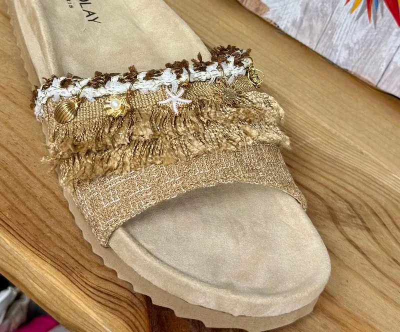 Sandales bohème Lily camel