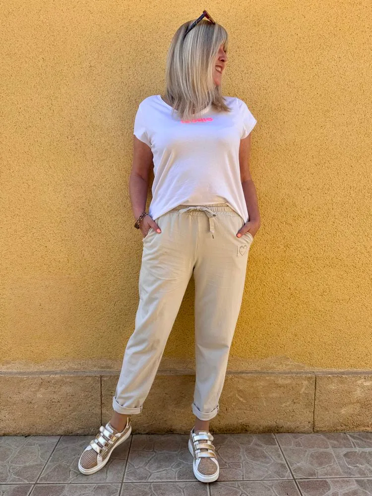 Jogg Amore è Bello taupe