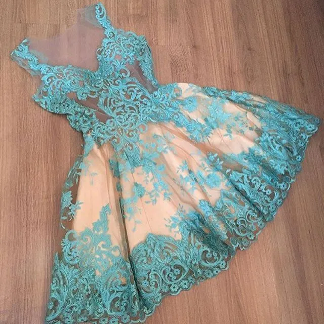 Robe de cocktail élégante en dentelle à col en V sans manches : parfaite pour les fêtes et les retrouvailles