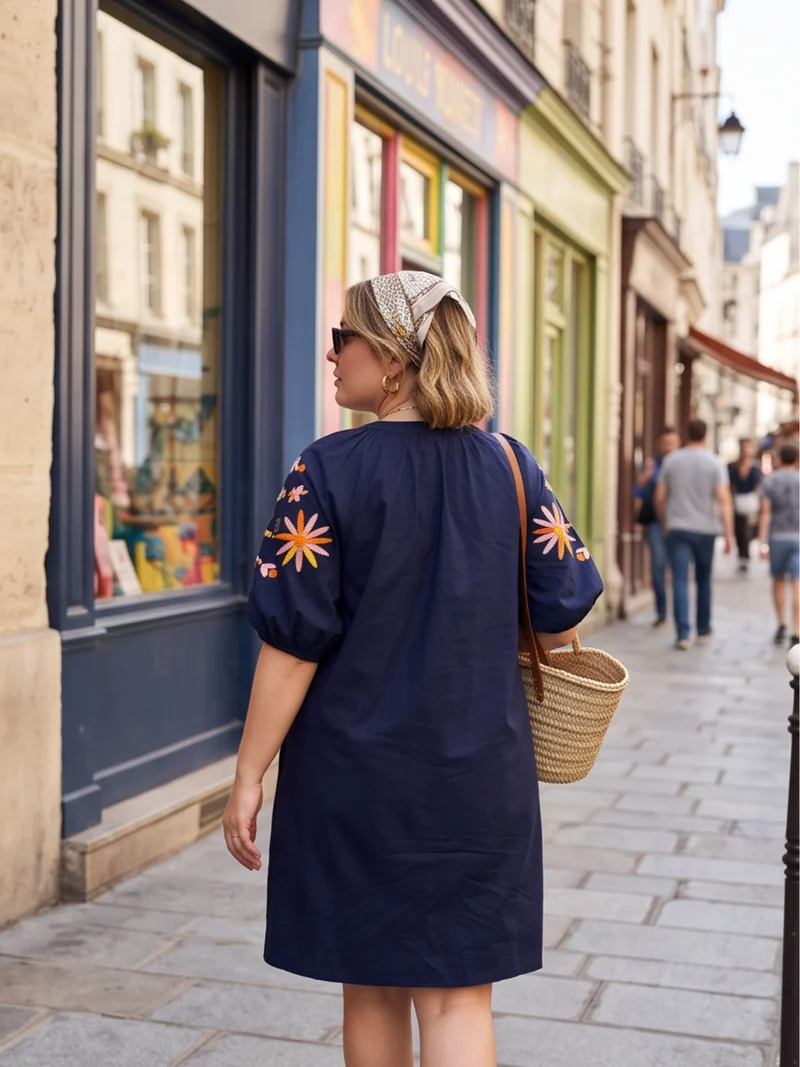 Robe Louise - Brodée Fleurs