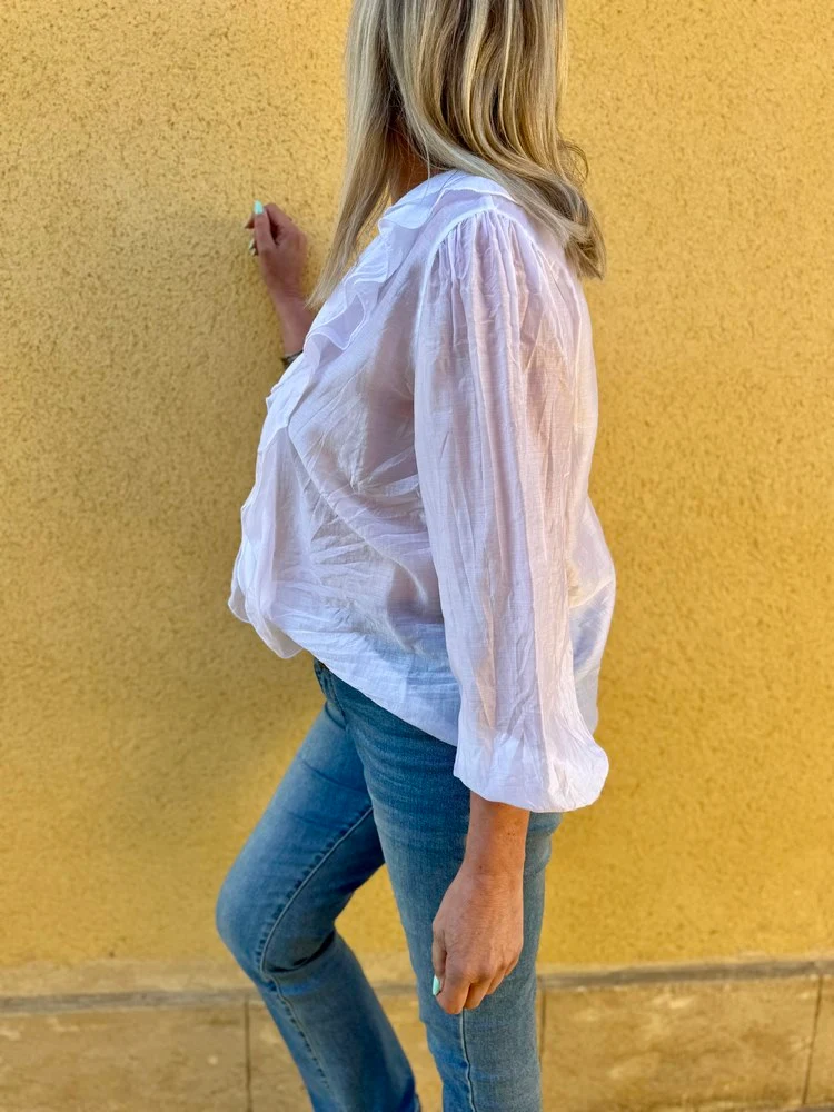 Chemise fluide Elisa blanc