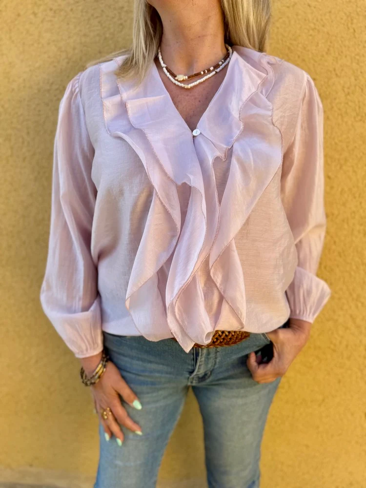 Chemise fluide Elisa rose