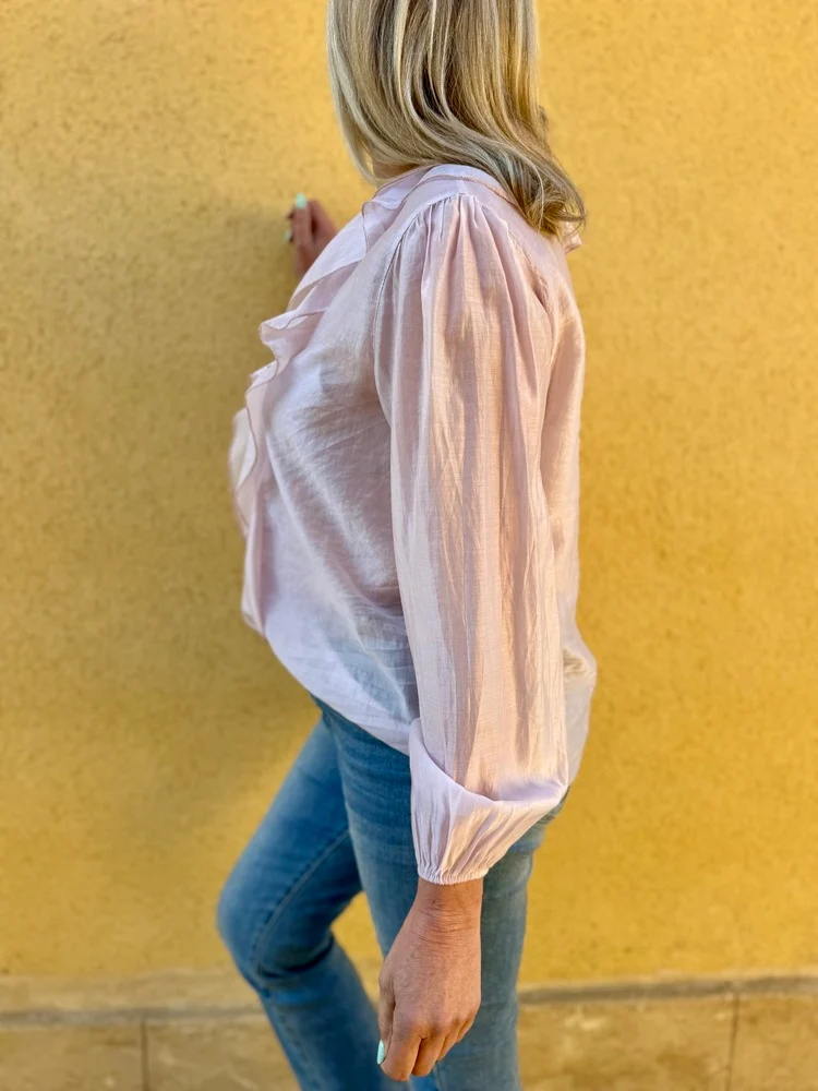Chemise fluide Elisa rose