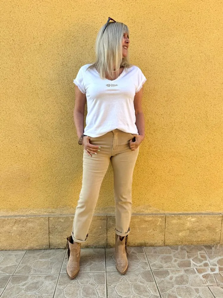 Pantalon Noah beige