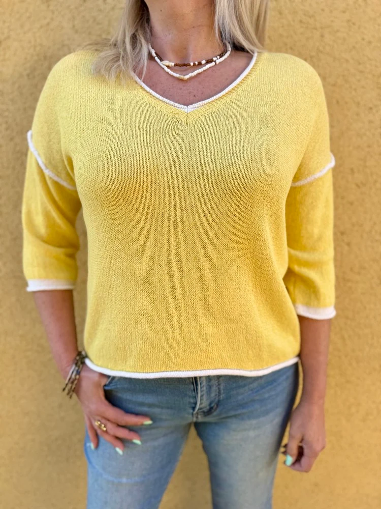 Pull Elio jaune