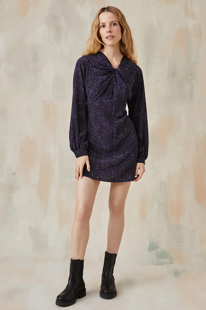 Robe Hera en soie Mots Exquis