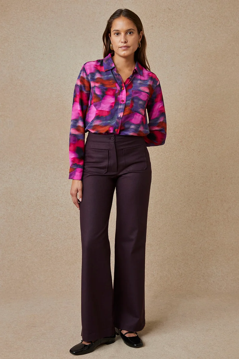 Pantalon Enchanteur Aubergine