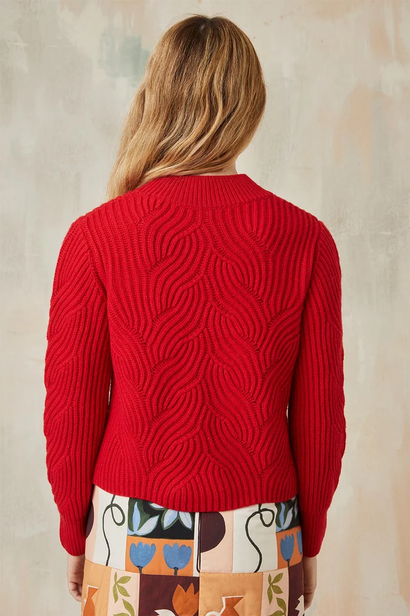 Pull Rouge Vermillon