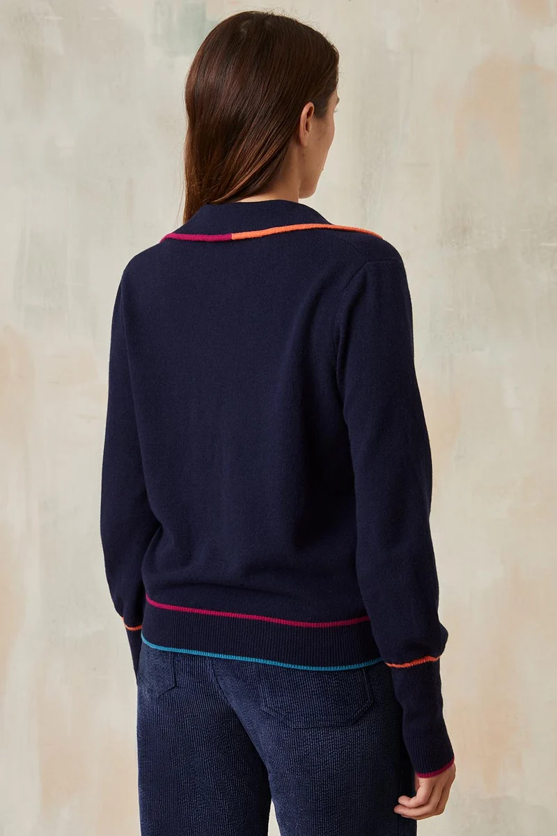 Pull Paolo Bleu Profond