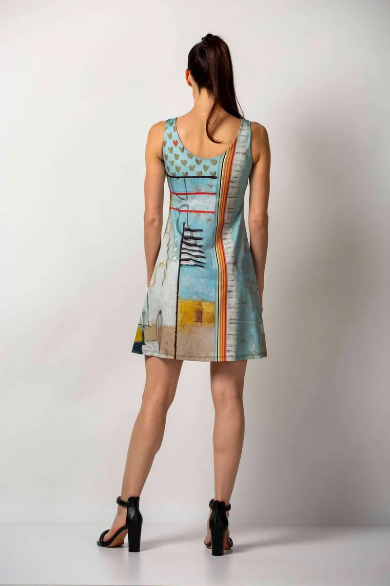 Robe semi-évasée Oro