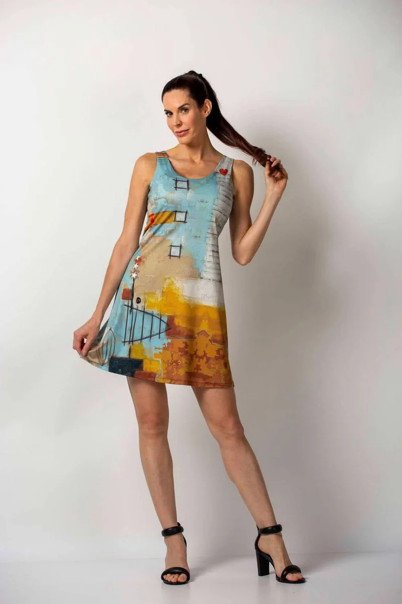 Robe semi-évasée Oro