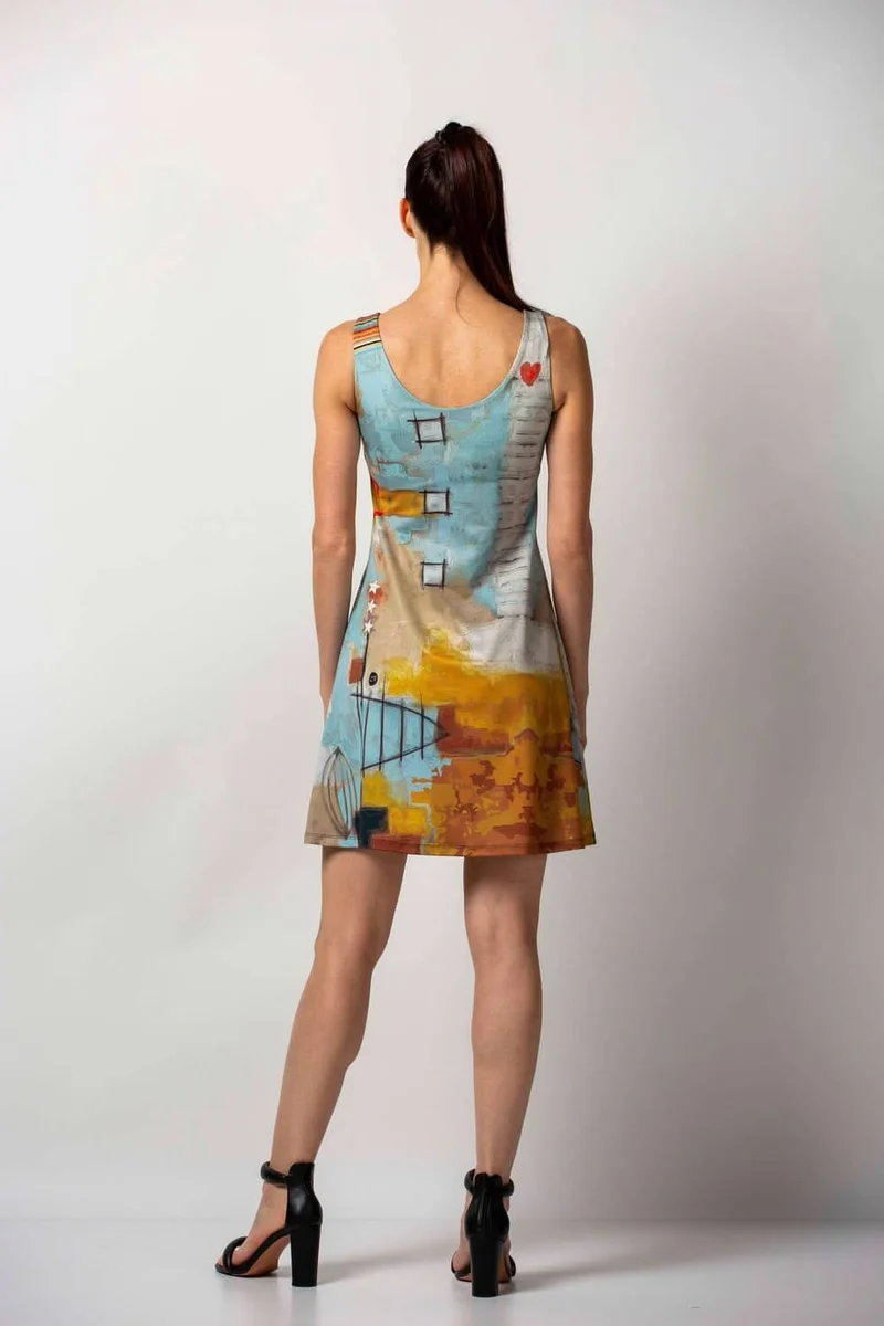 Robe semi-évasée Oro