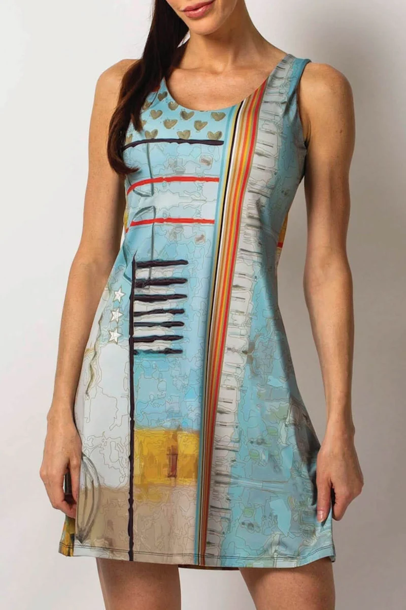 Robe semi-évasée Oro