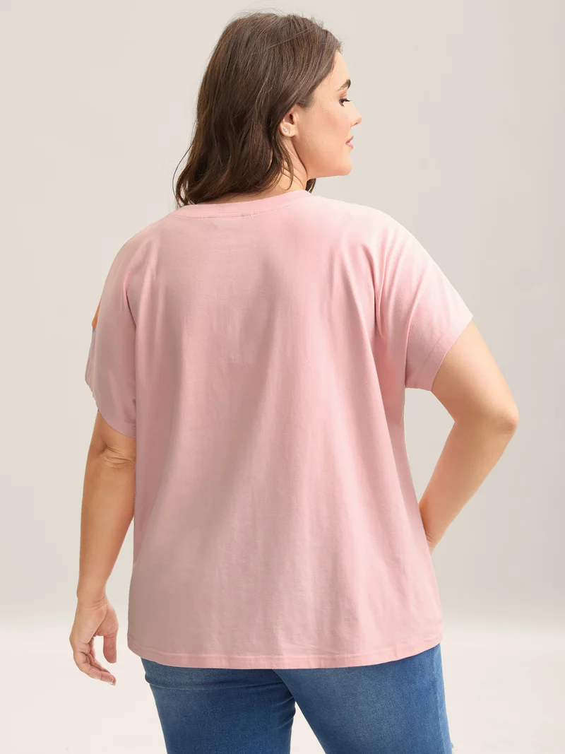 Pure Cotton Colorful Stripes T-Shirt