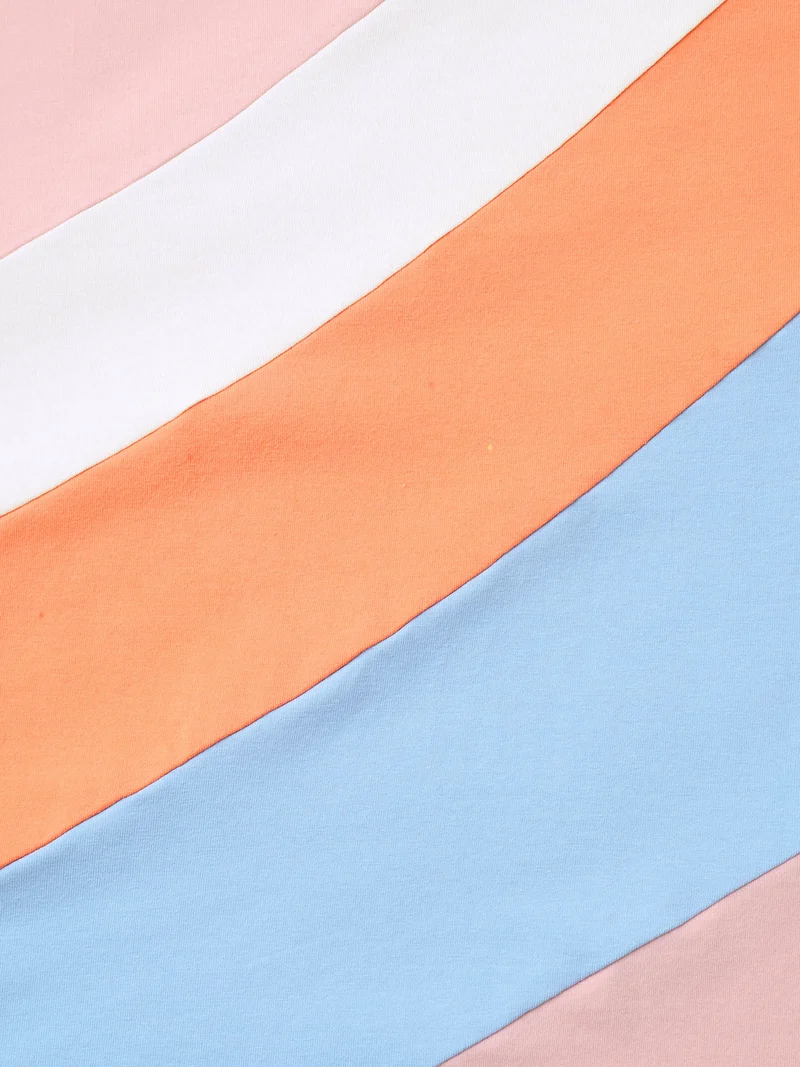 Pure Cotton Colorful Stripes T-Shirt