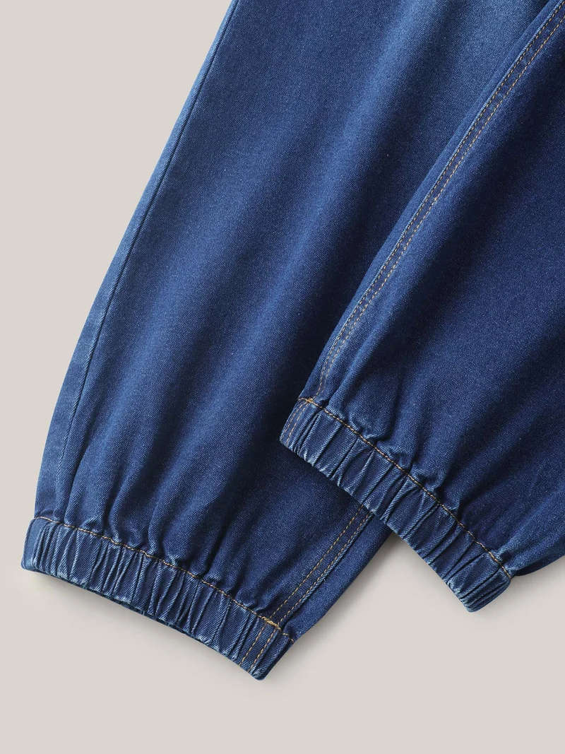 Stretchy Waist Pull-On Jogger Jeans