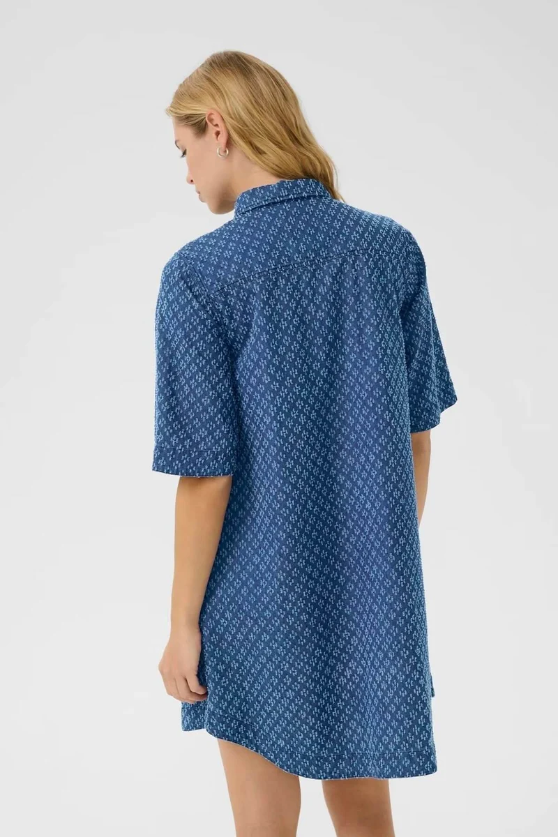 Robe-chemise en denim