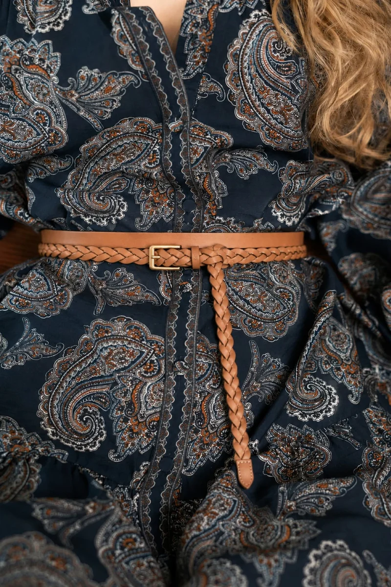 Ceinture Joss tressée fine