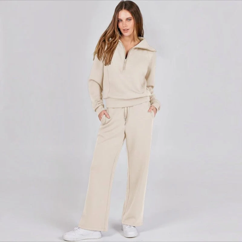 Ensemble 2 pièces femme avec coupe décontractée