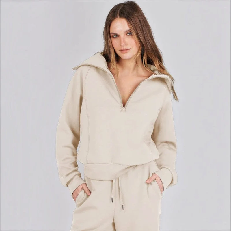 Ensemble 2 pièces femme avec coupe décontractée