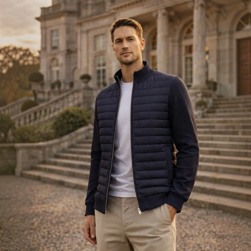 Veste matelassée homme à manches longues