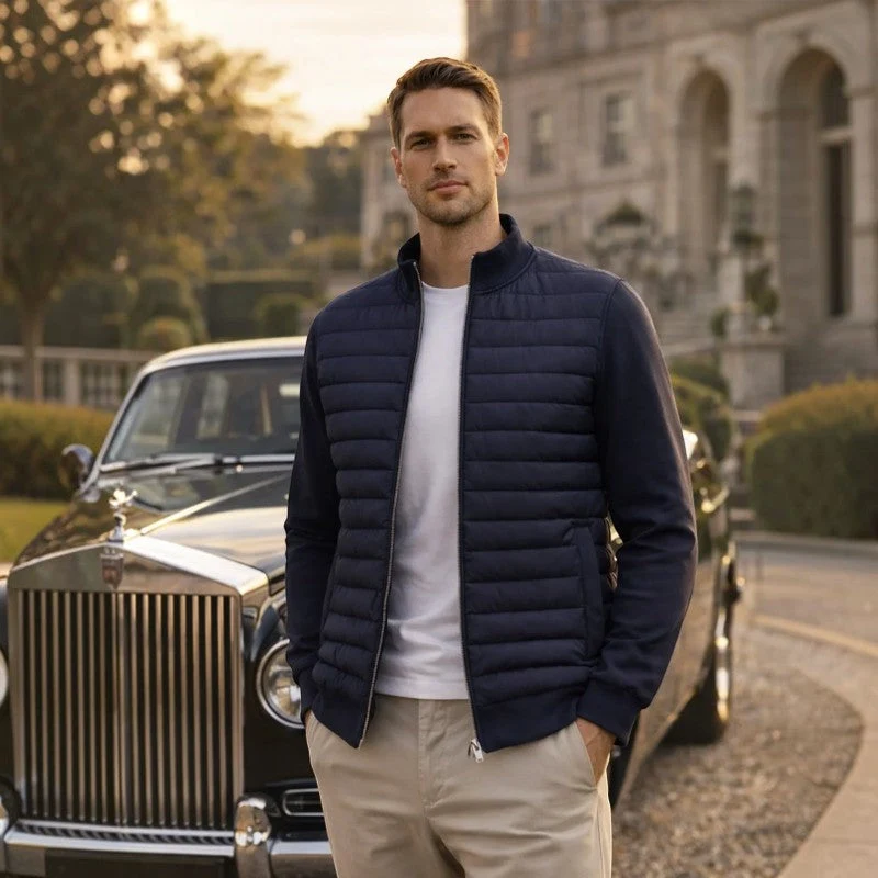 Veste matelassée homme à manches longues