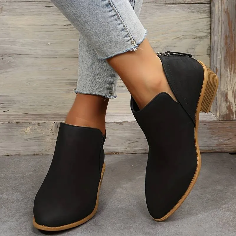 Bottines femme à bout pointu