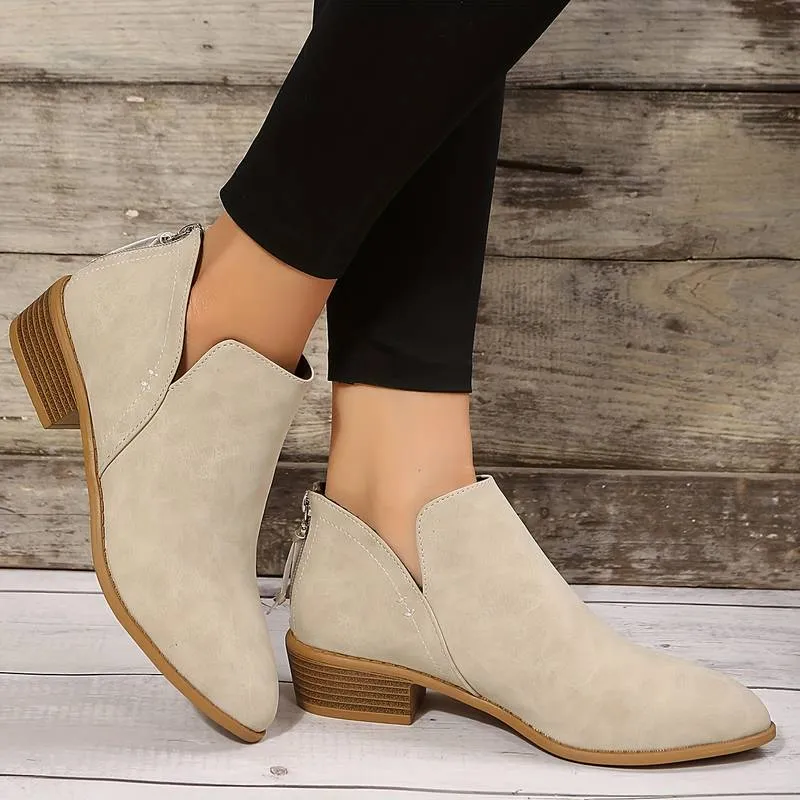 Bottines femme à bout pointu