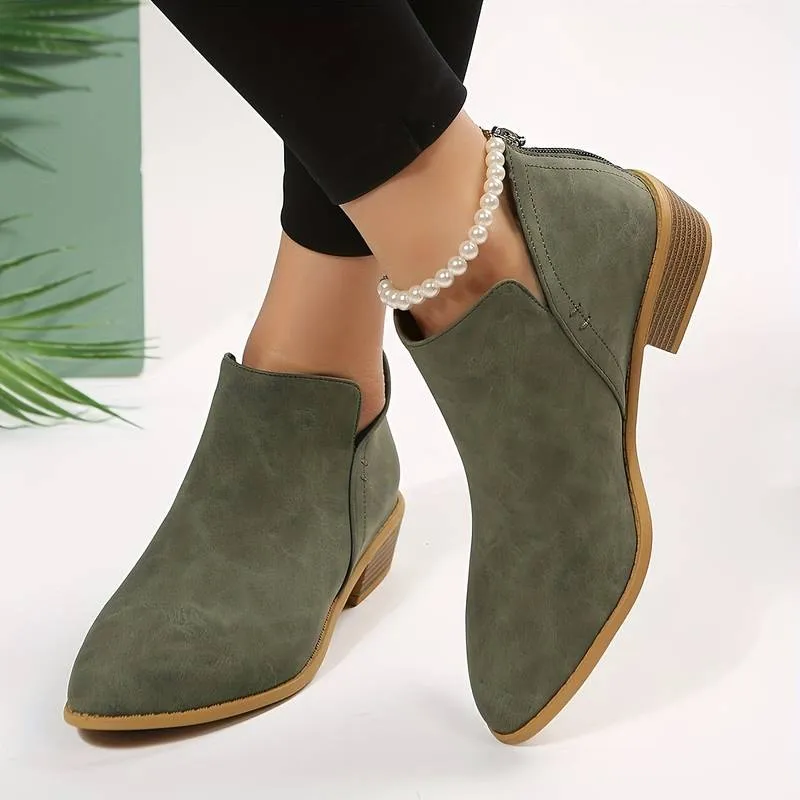 Bottines femme à bout pointu