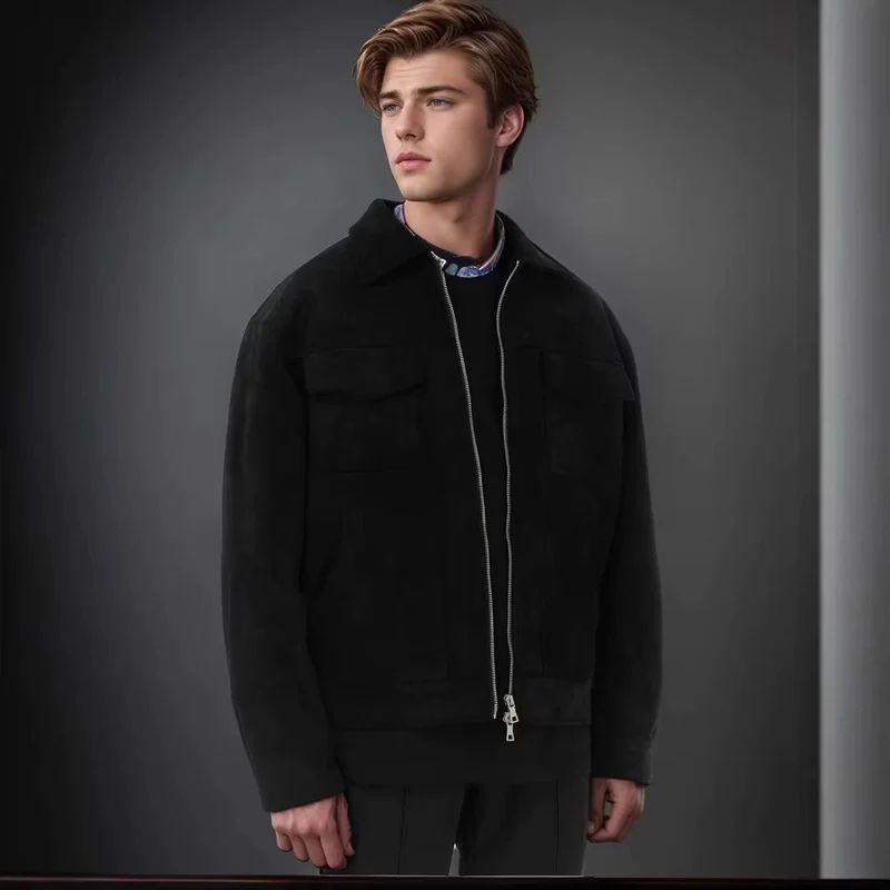 Veste homme zippée à manches longues