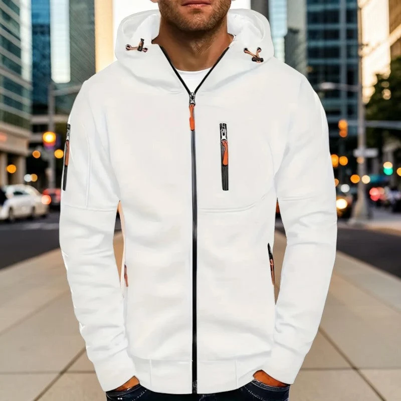 Sweat à capuche homme à manches longues
