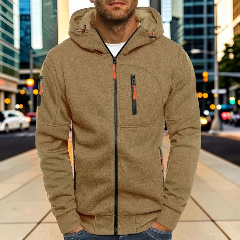 Sweat à capuche homme à manches longues