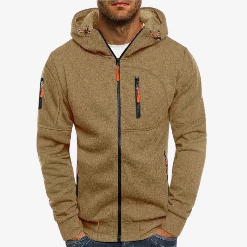 Sweat à capuche homme à manches longues