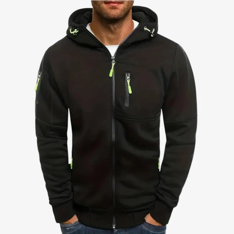 Sweat à capuche homme à manches longues