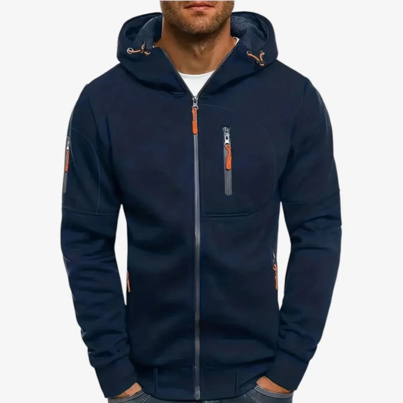 Sweat à capuche homme à manches longues